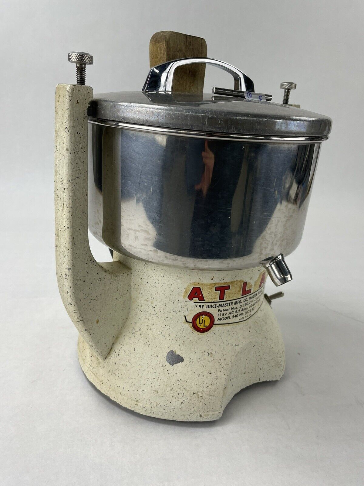 Atlas Juice Master 240 Electric Juicer Tested Working