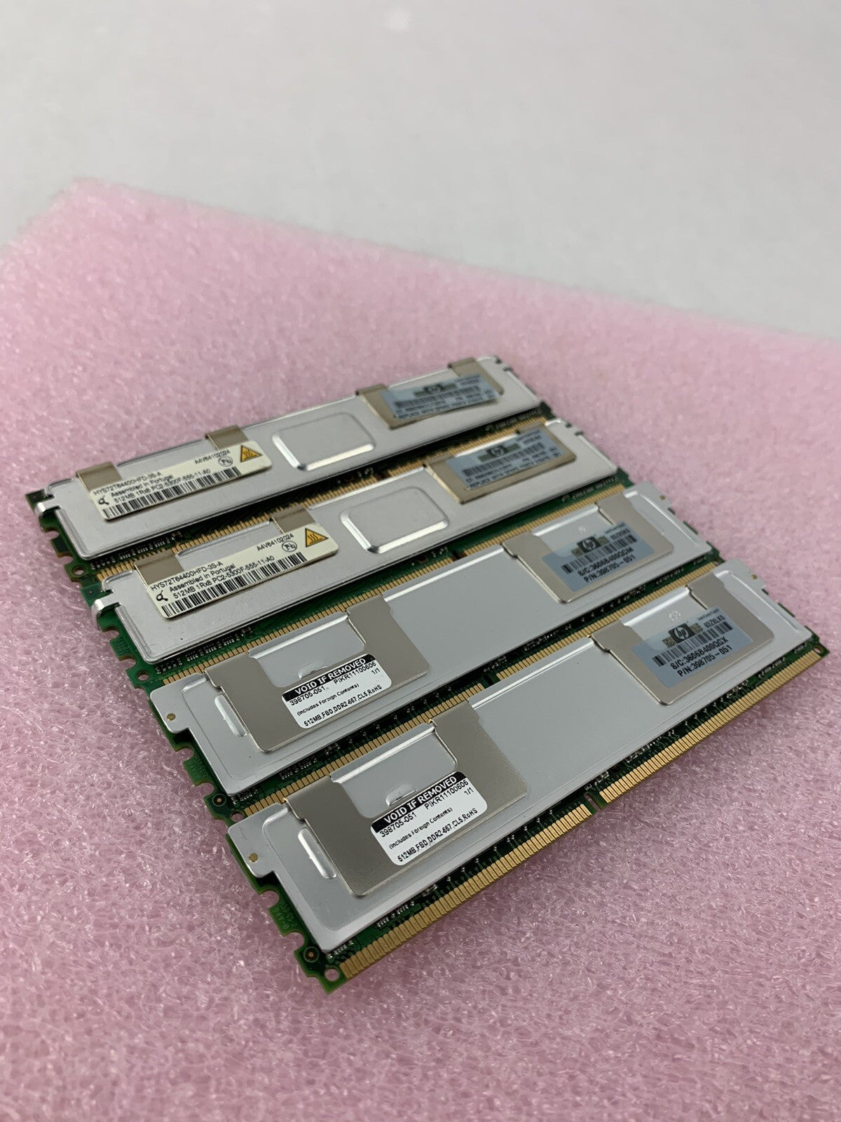 HP PC2-5300F-555-11-A0 DDR2 512MB 398705-051 Server Memory RAM0