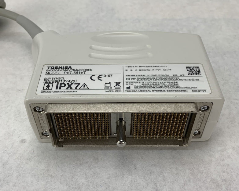 Toshiba Medical System PVT-661VT Endocavity Transducer Ultrasound Probe