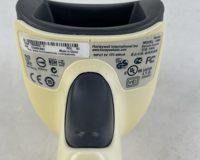 Honeywell 1900HHD-0 Barcode Scanner 1900HHD 1900 Power Tested