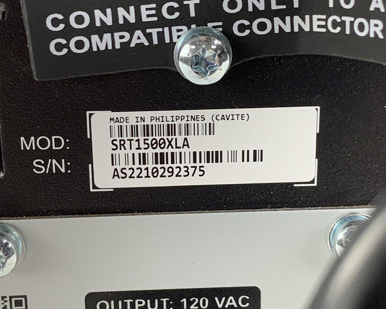 APC SRT1500XLA Uninterruptible Power Supply Error G03 Logic Power Issue Bad Face