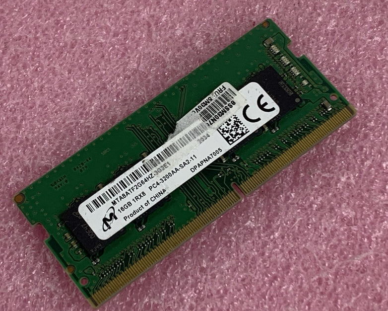 Micron MTA8ATF2G64HZ-3G2E1 16 GB 1Rx8 PC4-3200AA DDR4 Laptop Memory RAM