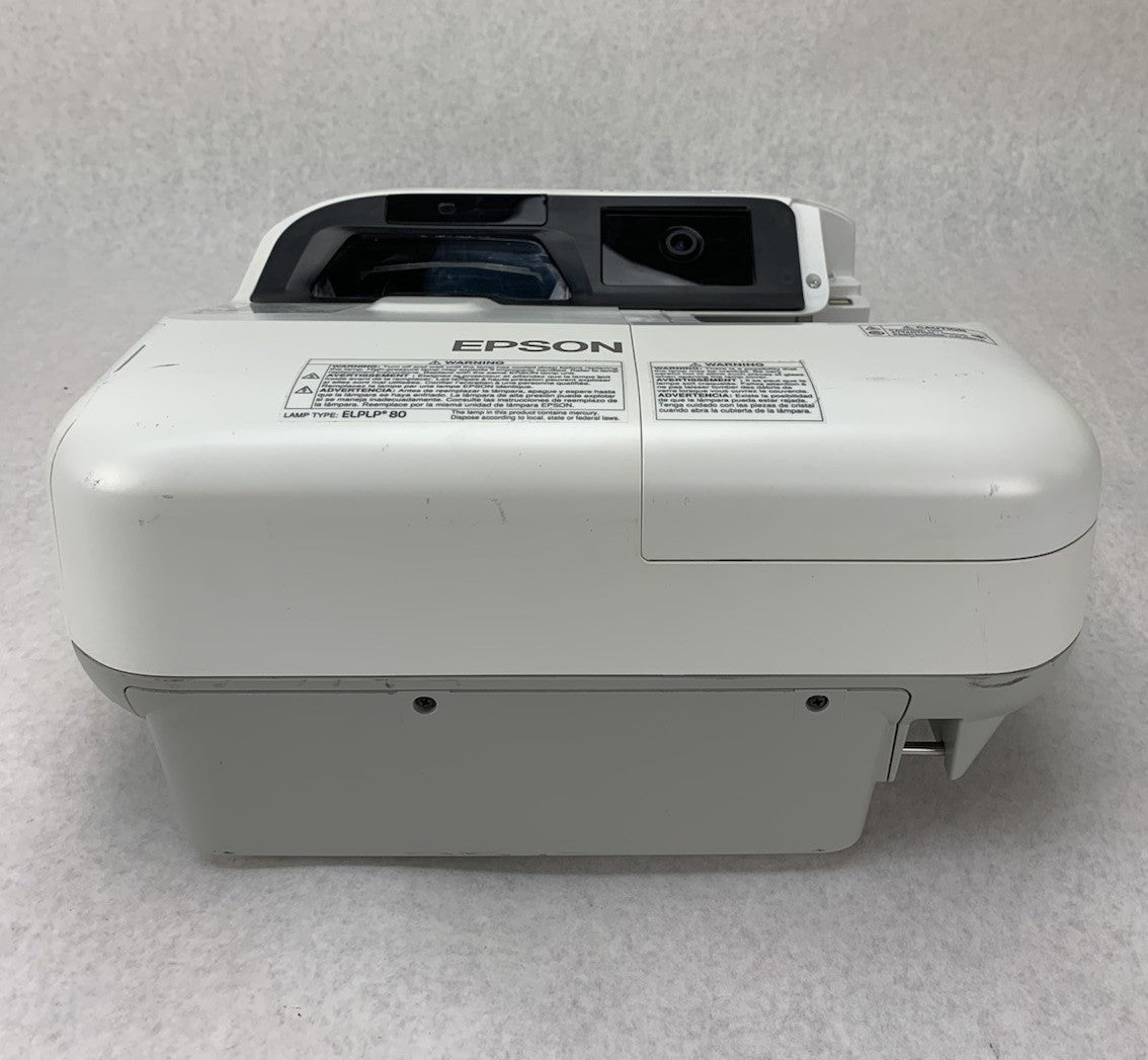 Epson H599A BrightLink 595Wi LCD Lamp Projector 2594 Lamp Hours No Remote1