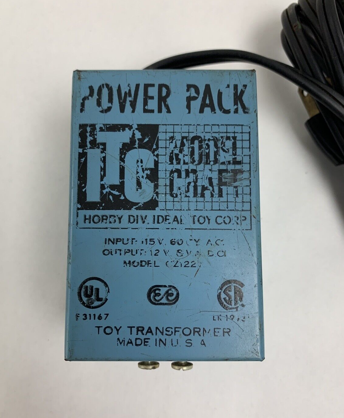 Tyco Speedways Red and Blue Speed Controller W/ ITC Model Craft Power Pack