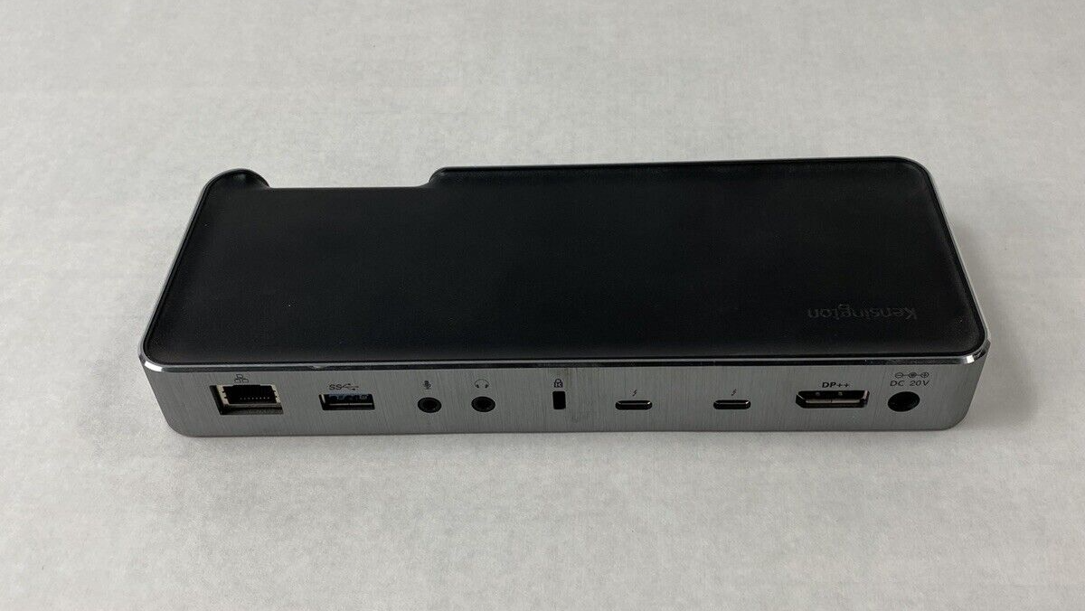Kensington SD5000T Thunderbolt 3 Docking Station Power Tested No AC Adapter