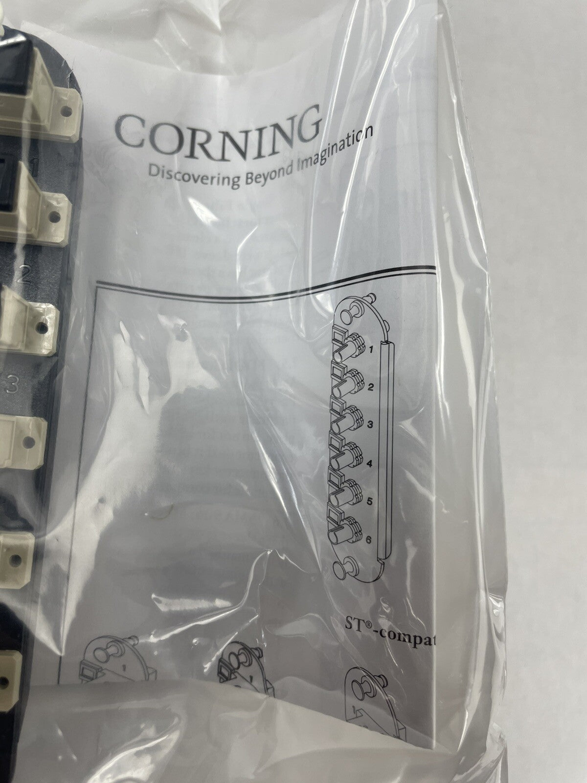 Corning CCH-12-91 SC Multimode 12 Port Adapter Panel with 6 Duplex Inserts