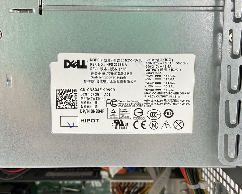 Dell Optiplex 380 MT Intel Core 2 Duo E8400 3GHZ 4GB RAM No HDD No OS