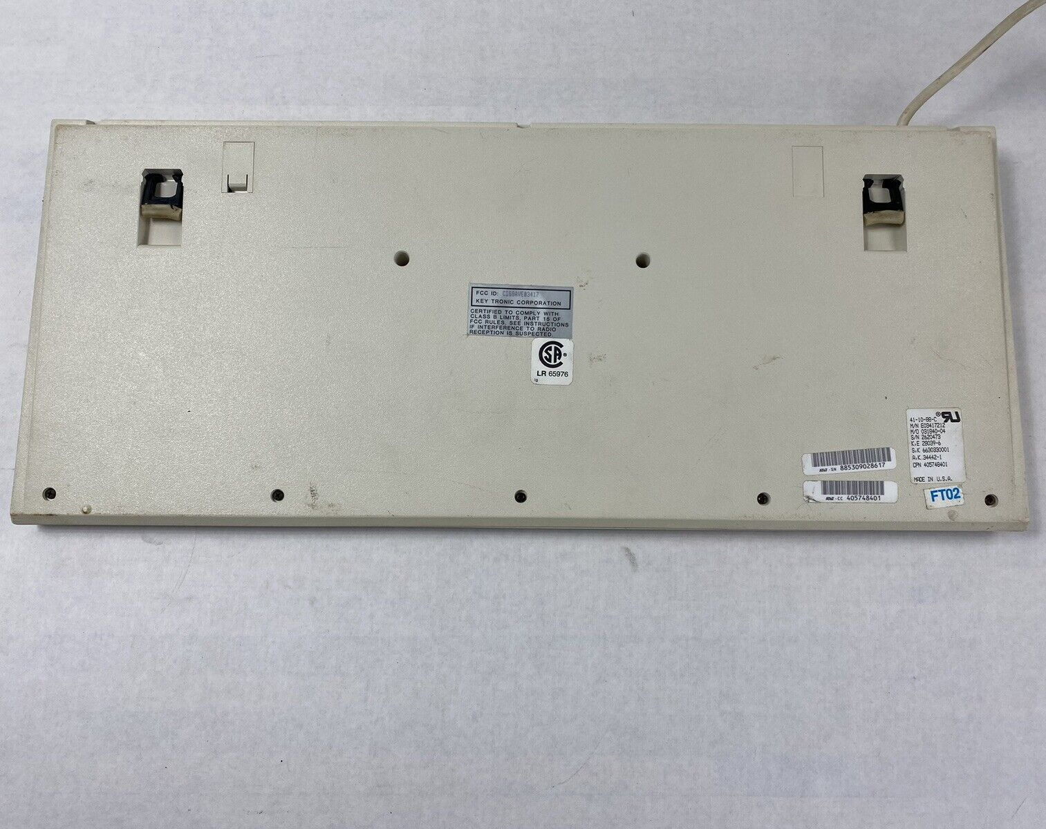 Vintage AT&T CIG8AVE03417 Enhanced Keyboard Key Tronic Untested