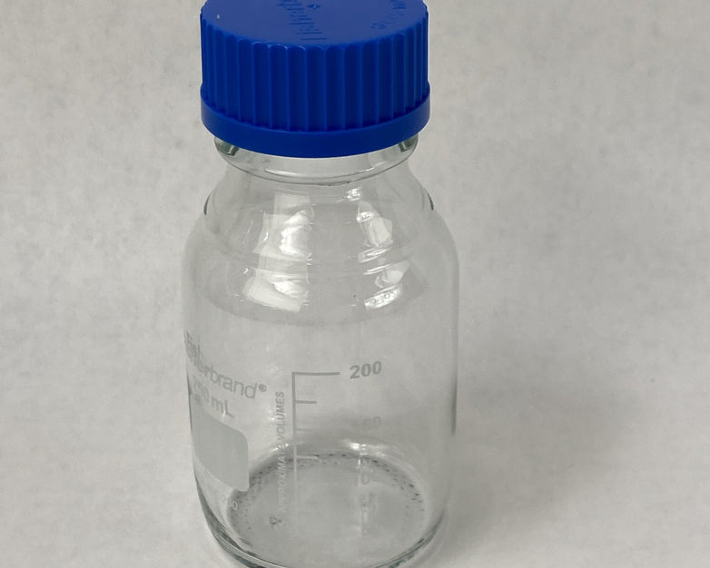 Fisherbrand FB-800-250 Lab Media Graduated Glass Bottles 250mL - 10 Bottles