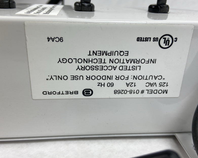 Bretford C7/Figure 8 - 8 Port SPLIT Charging Strip - Model 018-0268