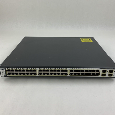 Cisco Catalyst 3750G WS-C3750G-48TS-S V02 48-Port Gigabit Network Switch Tested