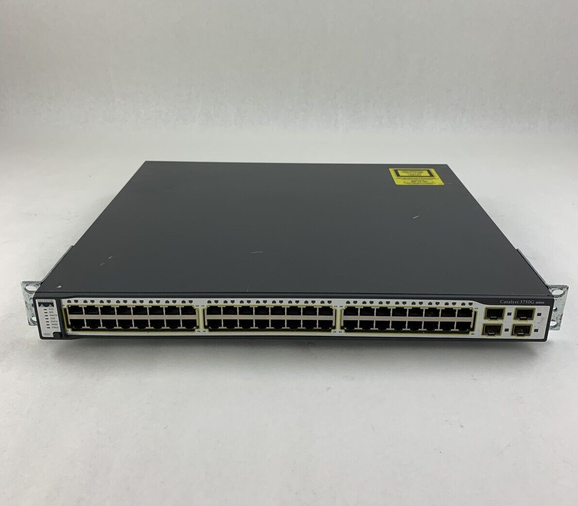 Cisco Catalyst 3750G WS-C3750G-48TS-S V02 48-Port Gigabit Network Switch Tested