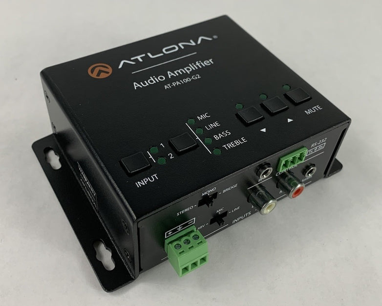 Atlona AT-PA100-G2 Audio Amplifier - No Power Supply
