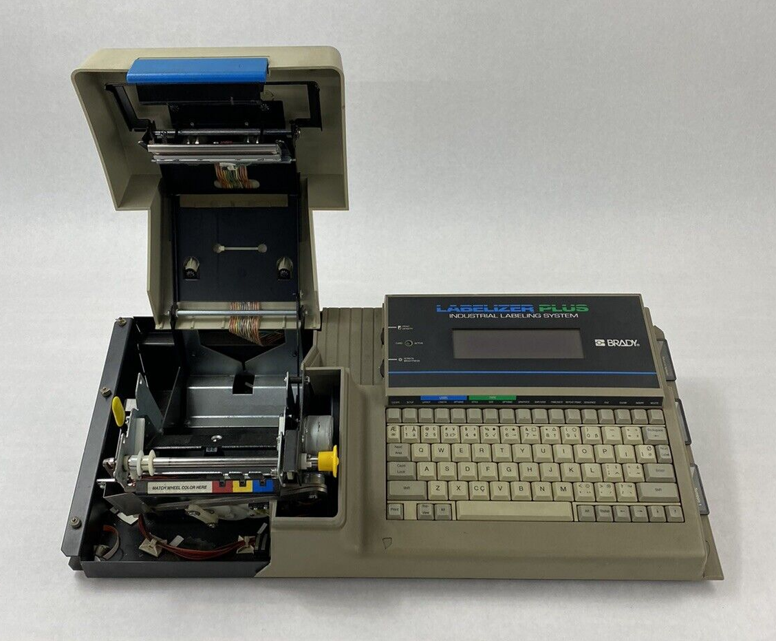 Brady Labelizer Plus Label and Sign Maker M No Power Cord For Parts or Repair