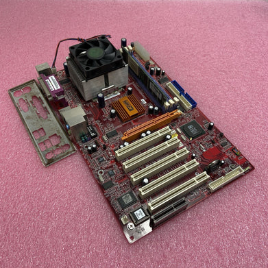 ECS PC Chips M848A Motherboard AMD Athlon XP 1.25GHz 1GB RAM w/IO