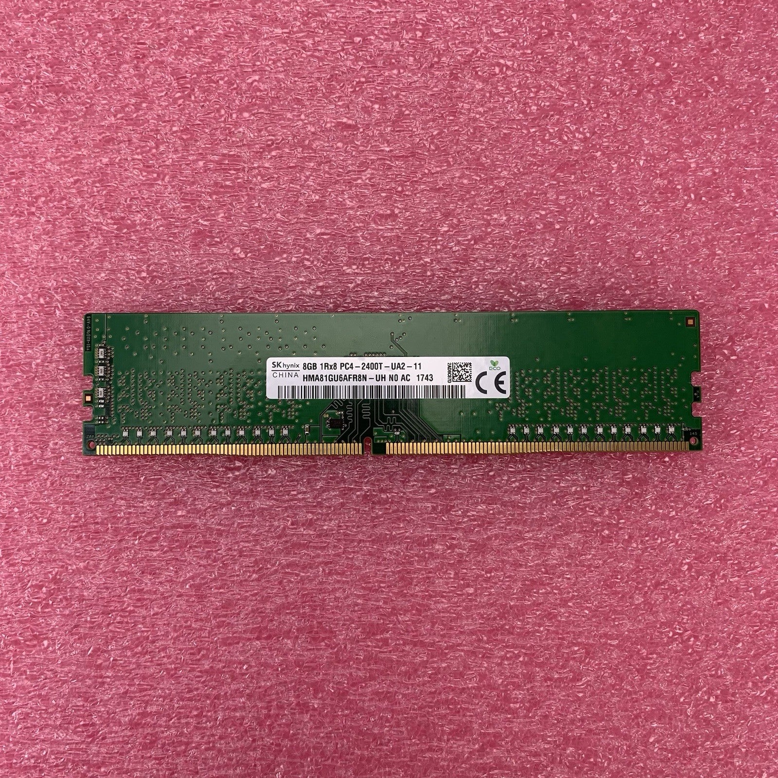 Samsung HMA81GU6AFR8N-UH PC4-2400T-UA2-11 8GB 1Rx8 Desktop Memory RAM5