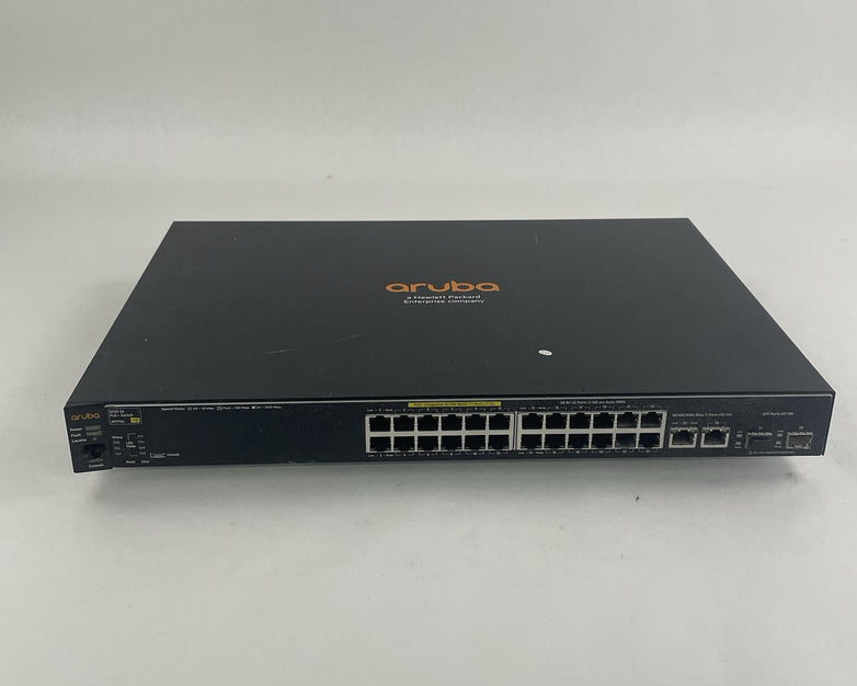 HP J9779-60101 Aruba 2530 24 PoE+ Network Switch Tested & Reset
