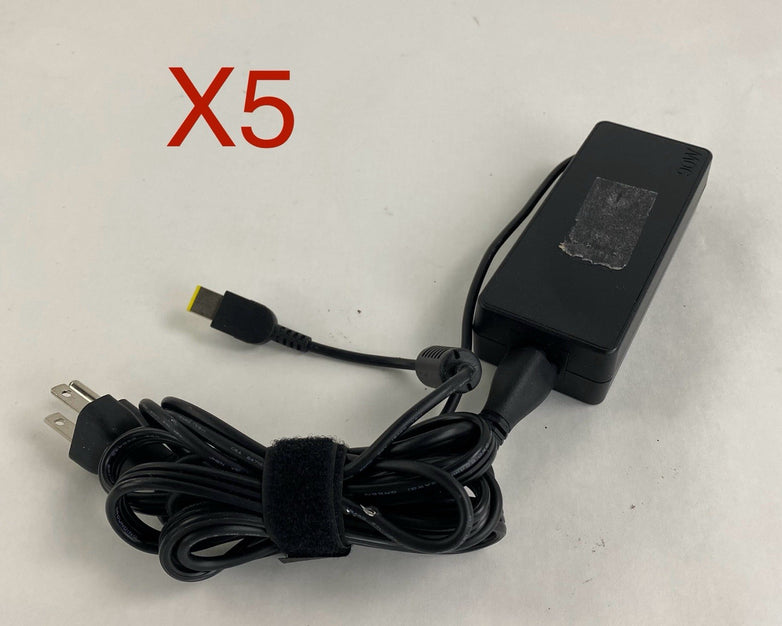 Lenovo ADLX90NLC2A 90W Square Tip AC Adapter Mixed Lot w/ PA-1900-74 Lot of 5