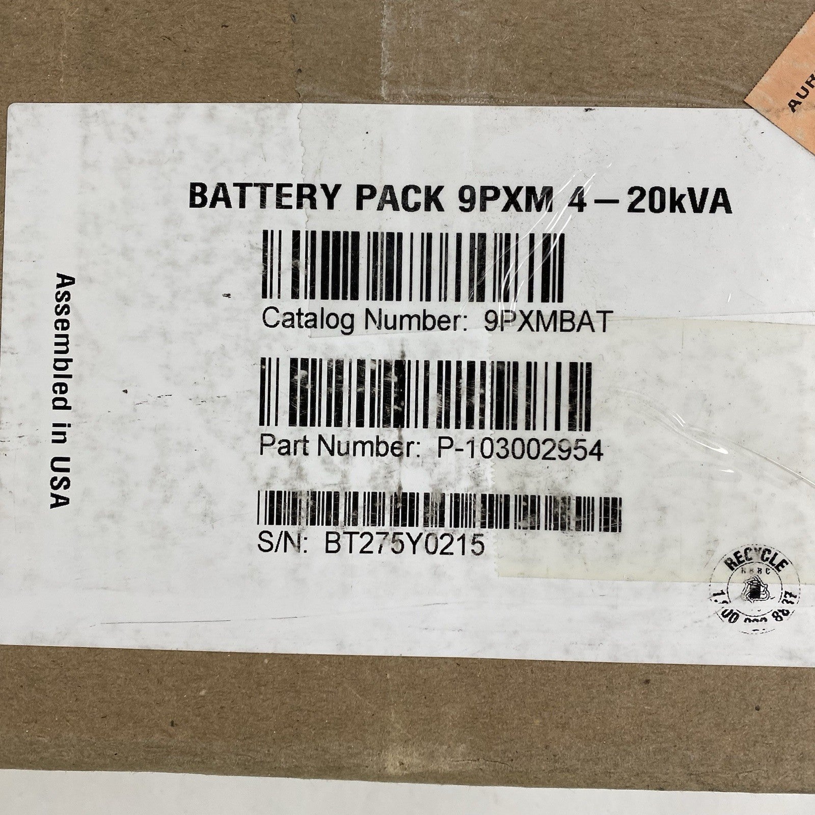 Eaton 9PXM VRLA Battery Pack for 4-20KVA2