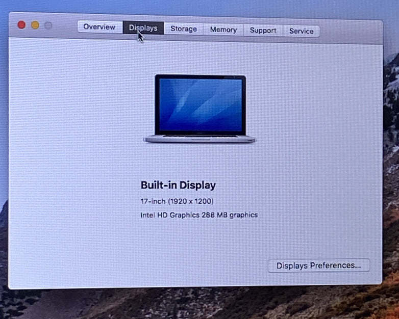 Apple MacBook Pro A1297 2010 17" Core i7 8GB RAM 500GB HDD os10.13.6