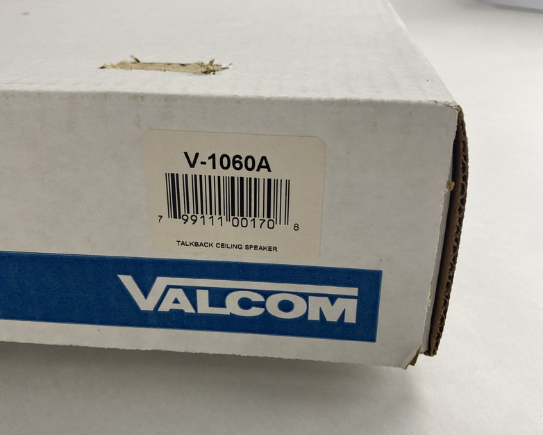 Valcom V-1060A Talkback Ceiling Speaker 8" Lot of 2