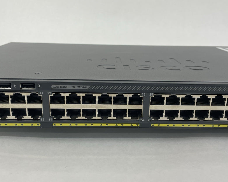 Cisco Catalyst WS-C2960X-48TS-L V01  48 Port Gigabit Switch - Tested