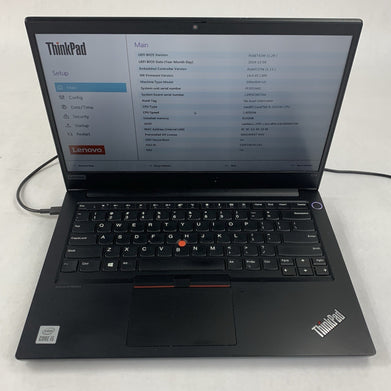 Lenovo ThinkPad E14 14" Gen 1 Laptop i5-10210U 1.6GHz 8 GB RAM No OS/SSD/AC/Batt