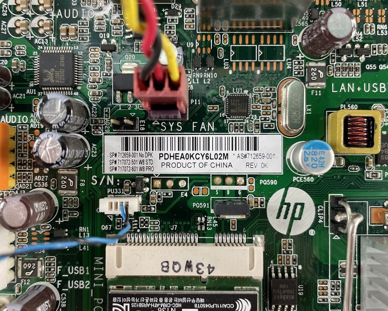 HP 400-314 DT AMD E1-2500 1.4GHz 4GB RAM No HDD No OS
