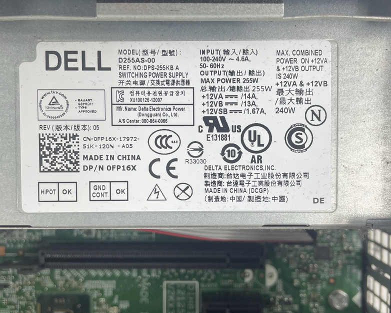 Dell Optiplex 3020 SFF i5-4590 3.30 GHz 4 GB RAM No HDD/OS