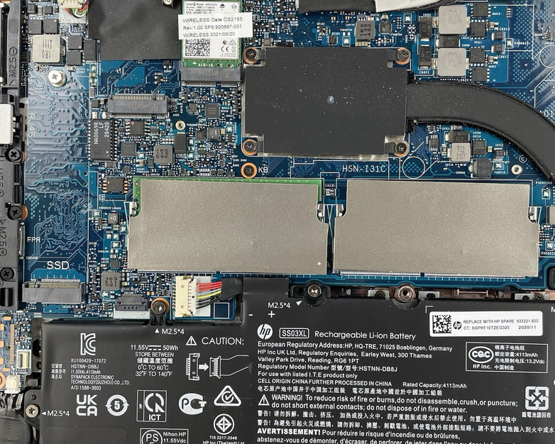 HP mt45 14" AMD Ryzen 3 Pro 3300U 2.10 GHz 4 GB RAM No SSD/OS/AC