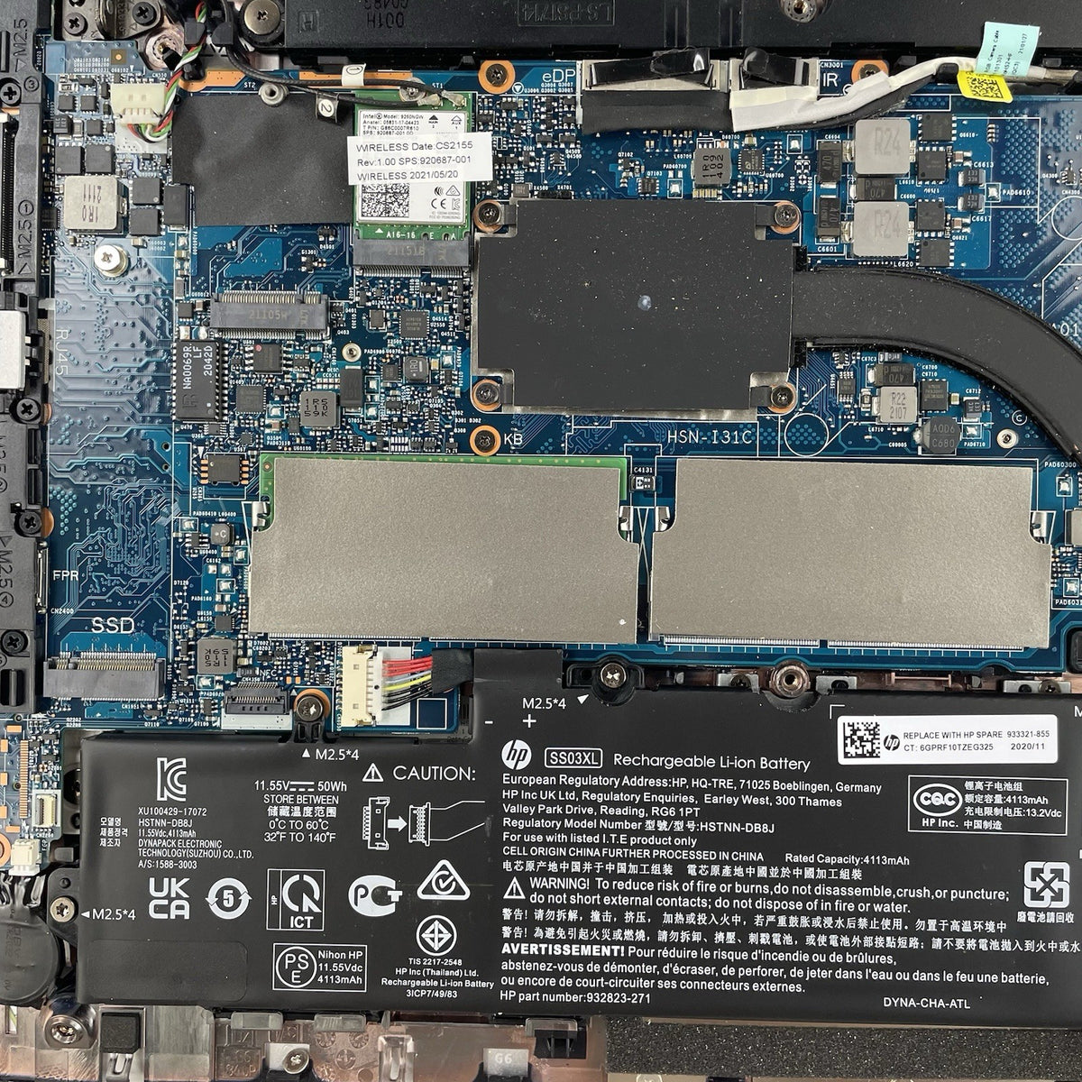 HP mt45 14" AMD Ryzen 3 Pro 3300U 2.10 GHz 4 GB RAM No SSD/OS/AC19