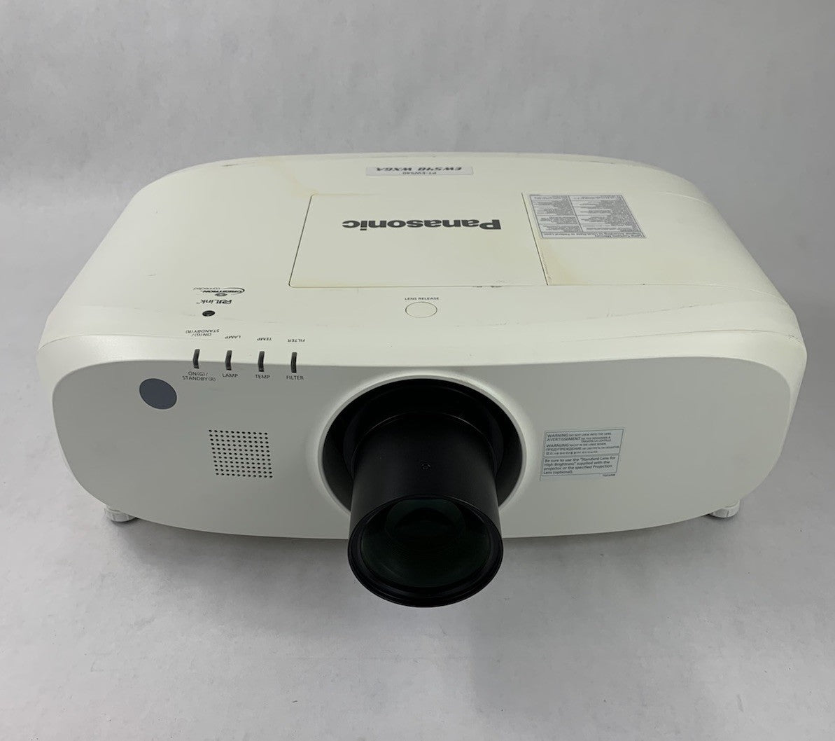 Panasonic PT-EW540 LCD Projector No Cords No Remote