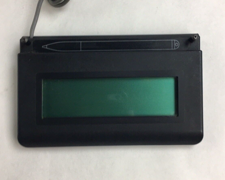 Topaz Signature Pad T-L462-HSB Tested No Stylus