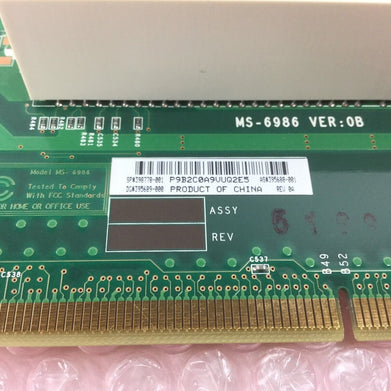 HP 398778-001-RFB D530 Backplane Riser Board
