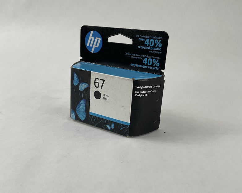 HP 67 Black Original Ink Cartridge 3YM56AN#140 FEB 2023