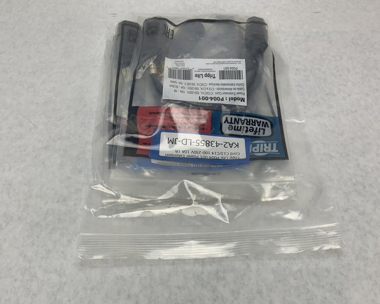 Tripp Lite P004-001 Power Extension Cord C13/C14 100-250V 10A 1ft