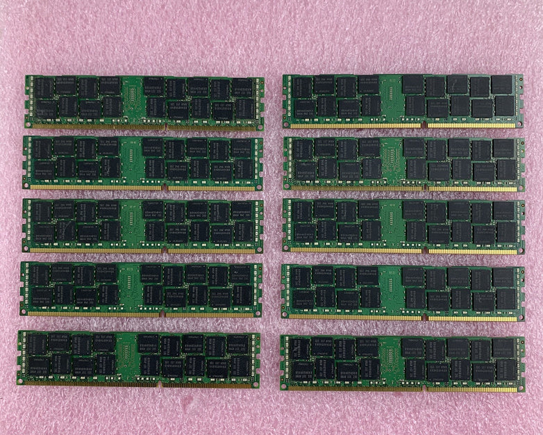 Samsung M393B2G70BH0-YH9Q8 16GB 2RX4 PC3L-10600R Server Ram Lot of 10