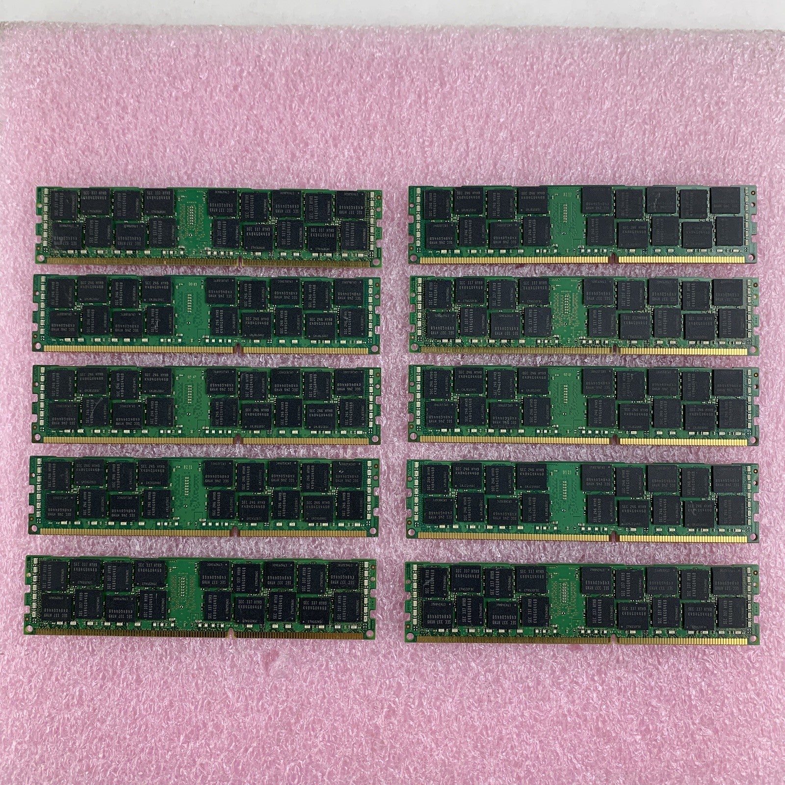 Samsung M393B2G70BH0-YH9Q8 16GB 2RX4 PC3L-10600R Server Ram Lot of 10