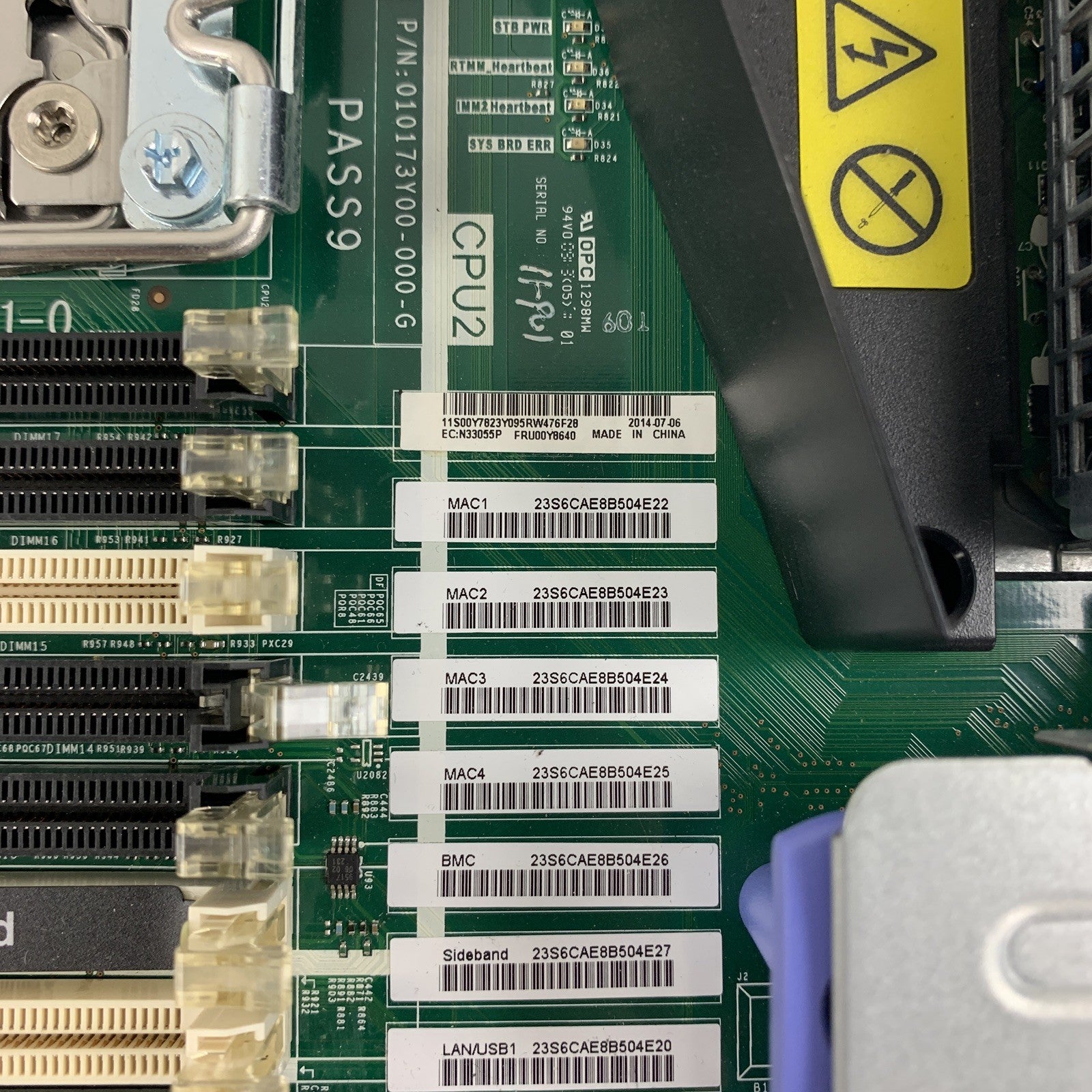 IBM System X3550 M4 Server 1x Xeon E5-2620 2.6 GHz 32 GB Ram No OS No HDD