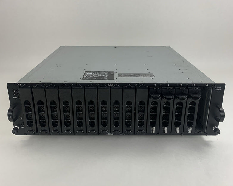 Dell PowerVault MD3000i AMP01 Storage Array 4x Cad 2x PSUs No HDDs/Controllers