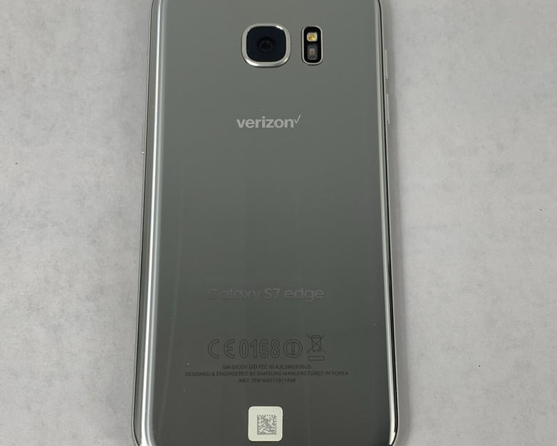Samsung Galaxy S7 Edge SM-G935V Verizon 32GB 5.5" Silver Titanium