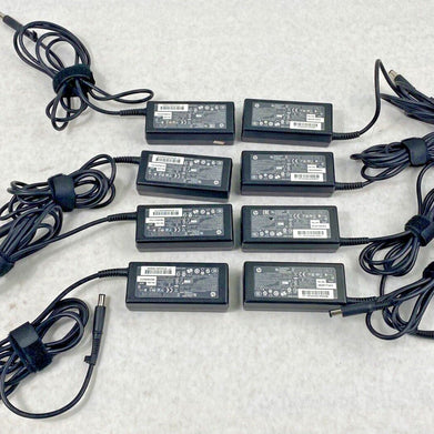 Lot of 8 Genuine HP 693711-001 65W AC Adapters 677774-001 Large Tip