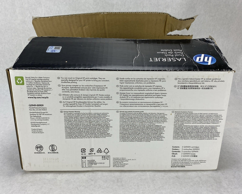 Genuine HP Q5949X 49X Black Toner Cartridge For HP LaserJet 1320 3390 3392