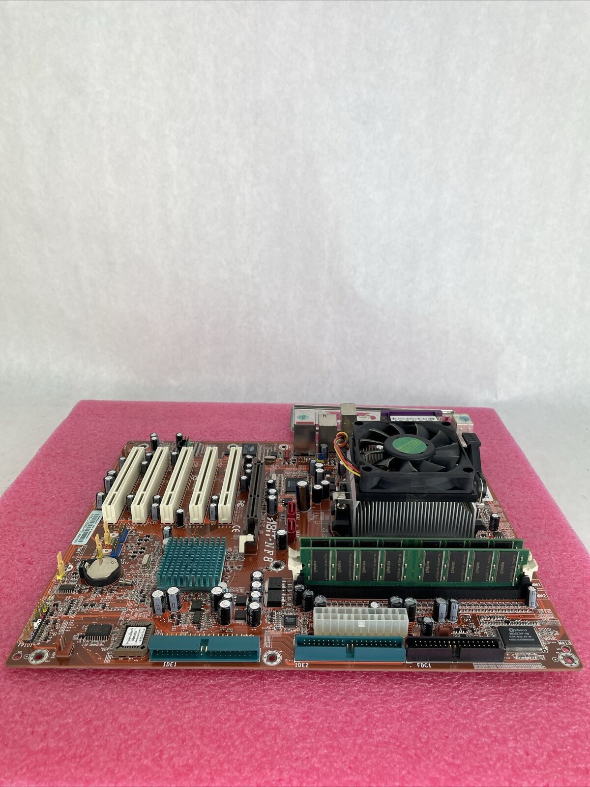ABIT NF8 Motherboard AMD Athlon 64 2800+ 1.8GHz 1GB RAM w/Shield