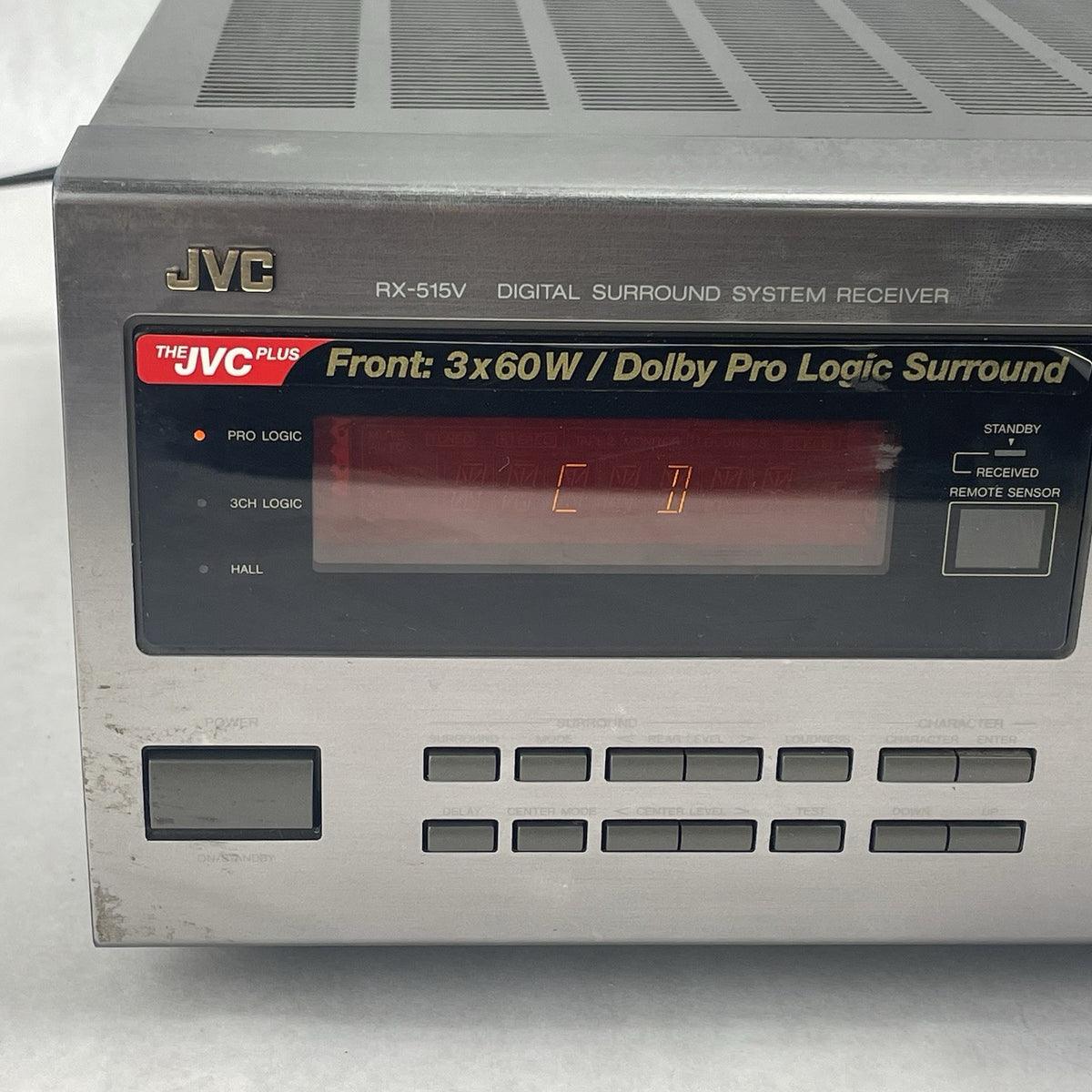 JVC RX-515VTN Dolby Pro Logic AV Receiver For Parts Or Repair2