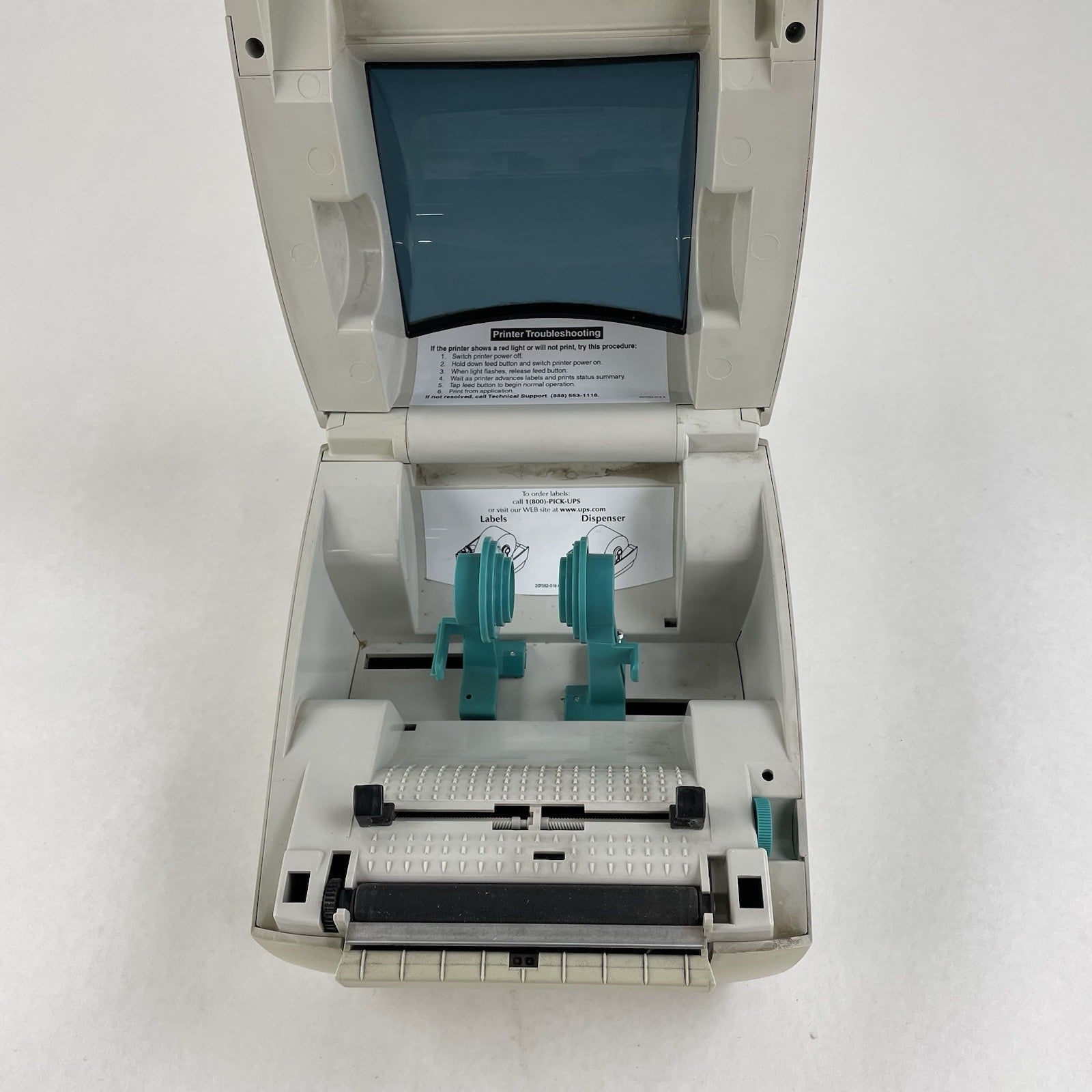 Zebra Eltron UPS LP2844PSAT Thermal Label Printer Power Tested