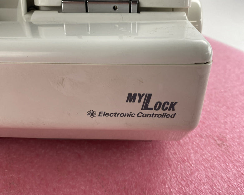 Janome 634 D MyLock Sewing Machine Eloctronic Controlled No Pedal or Cord