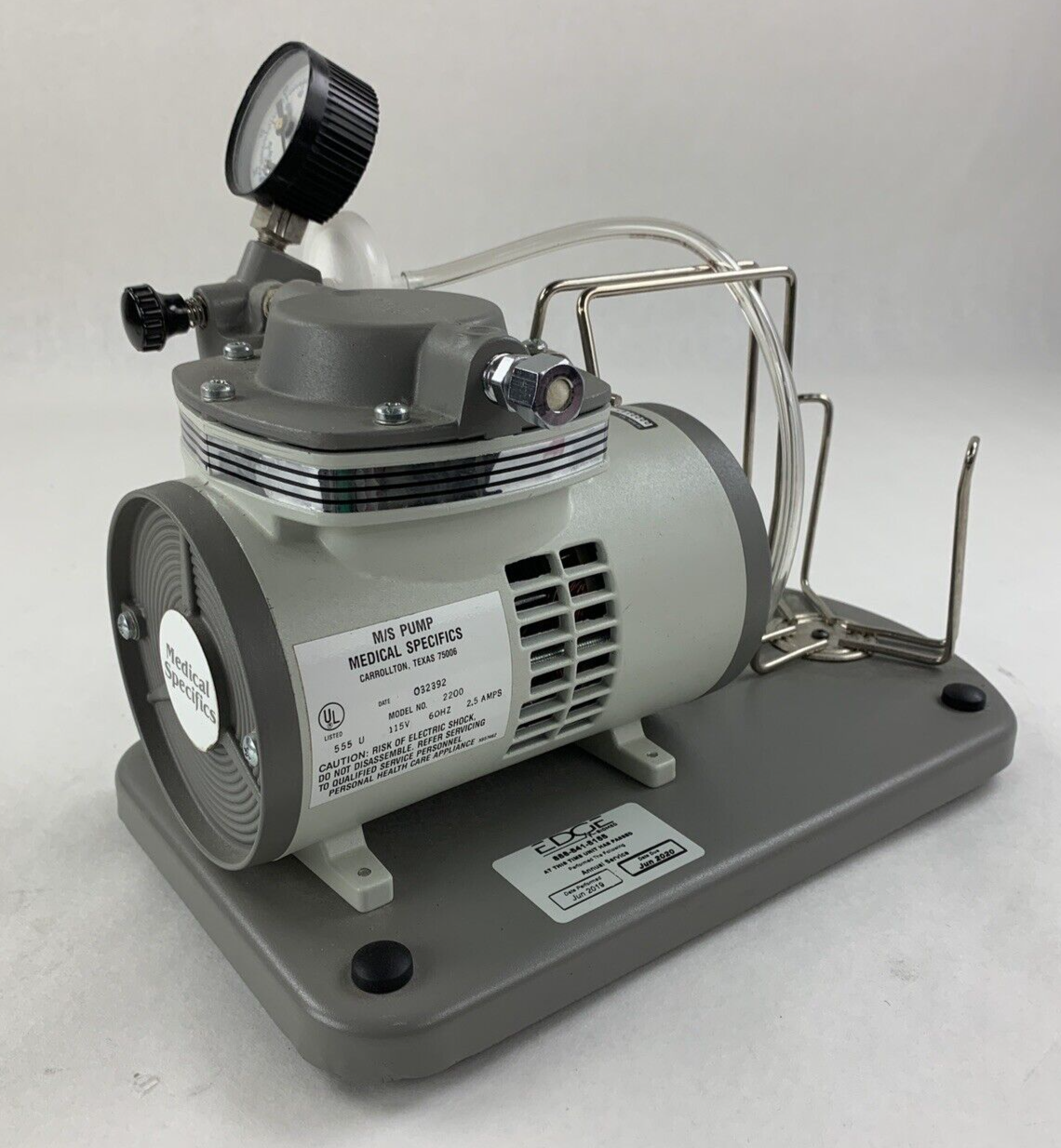 Medical Specifics 2200 M/S Pump Personal Suction Pump Powers and Pumps