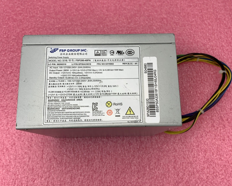 FSP Group Inc FSP280-40PA 280W Switching Power Supply 36200510 - Tested