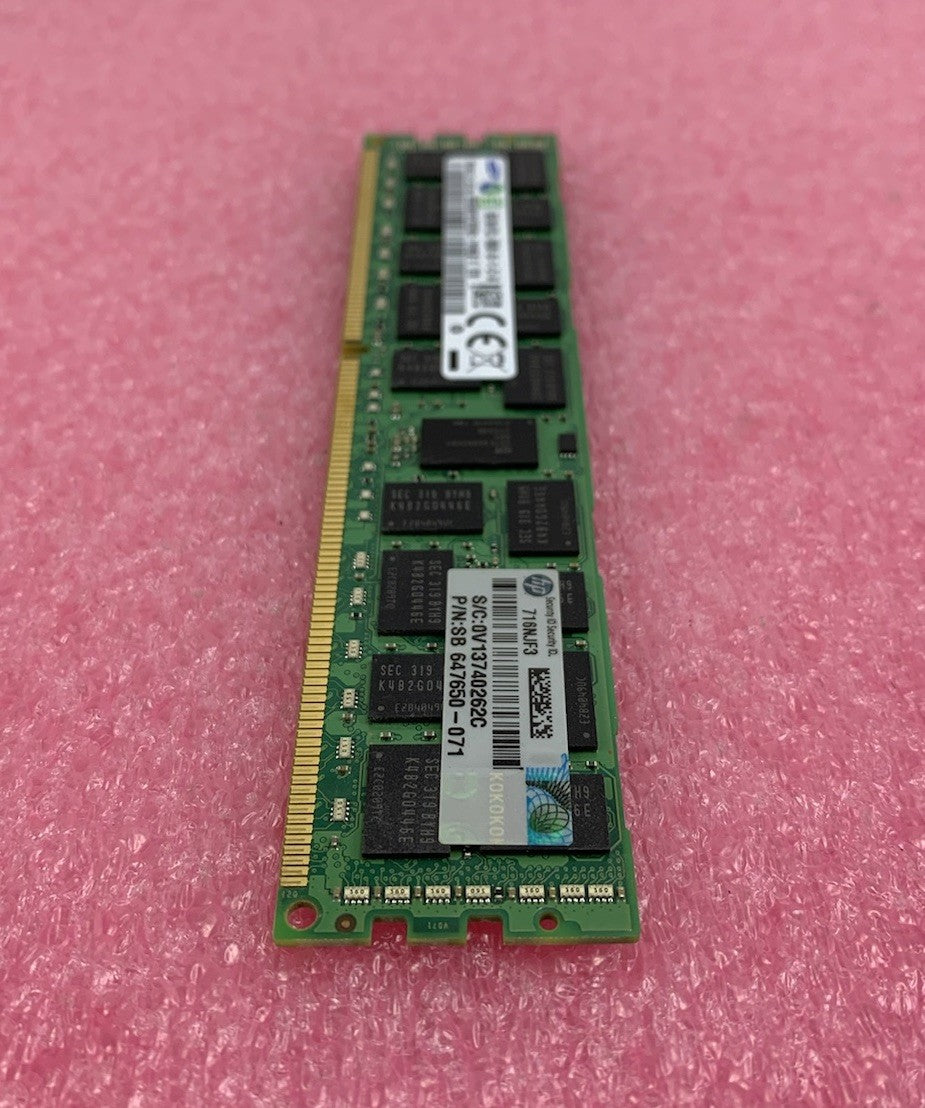 Samsung 8GB 2Rx4 PC3L-10600R-09-11-E2-D4 RAM Stick (Lot of 6)